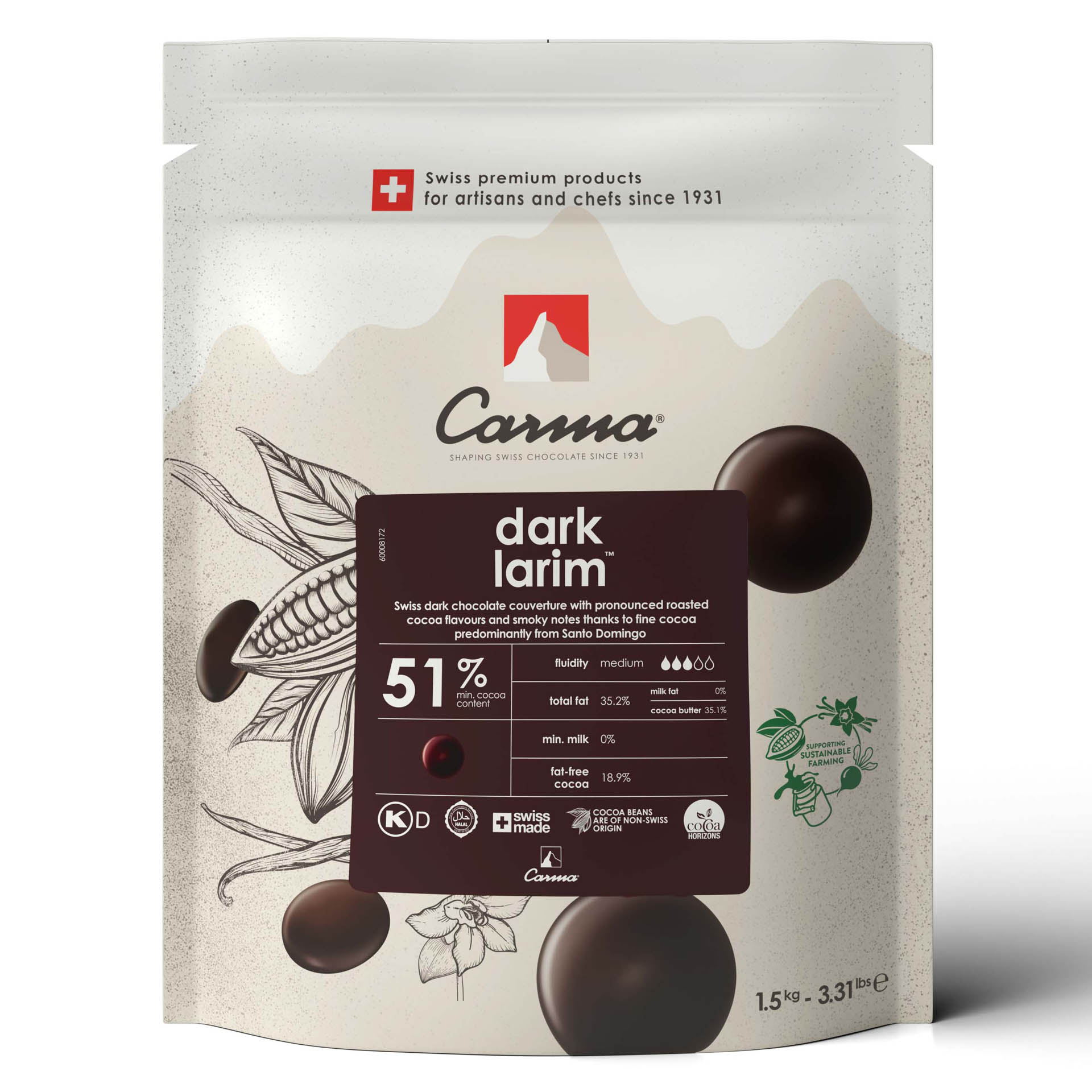 Ларим 51% из какао бобов, выросших в Доминикане